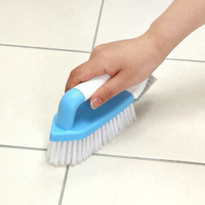 日本AISEN地板清潔刷拆卸雙刷頭衛生間刷地刷子縫隙刷地磚清洗刷
